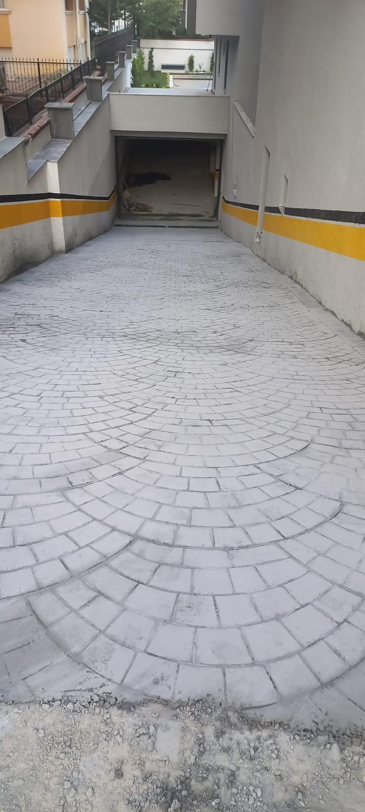 Baskı Beton Uygulaması - Hane İnşaat